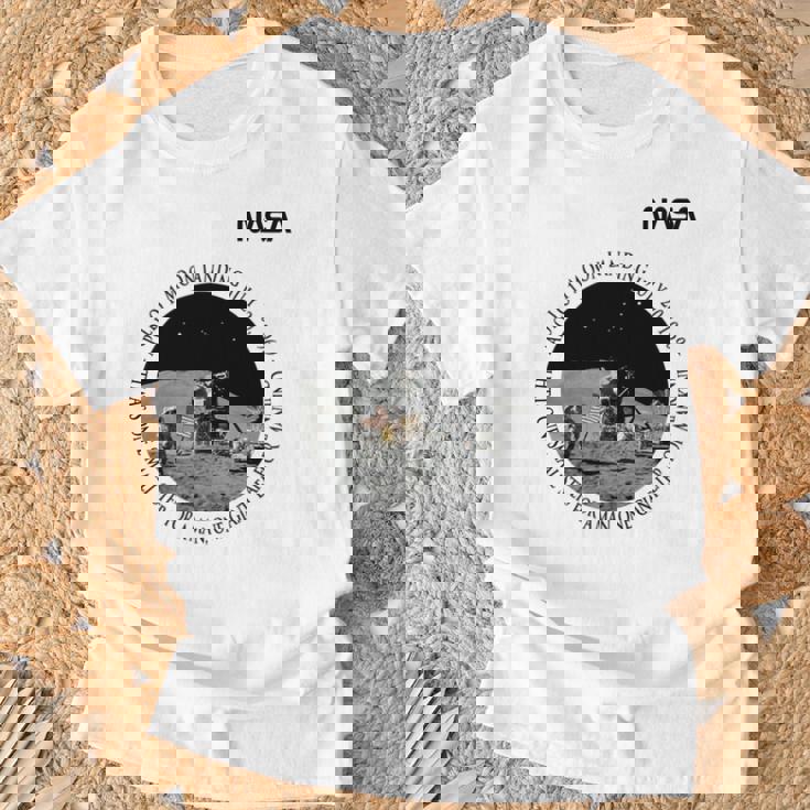 Nasa アポロ11号 月面着陸 1969年7月20日 長袖tシャツ Tシャツ 高齢者への贈り物