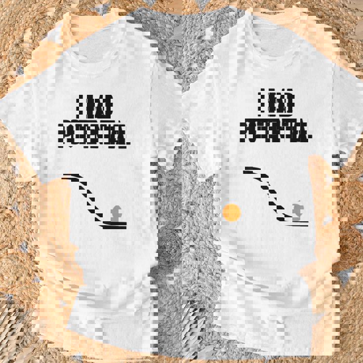 Physics I Had Potential Tシャツ 高齢者への贈り物