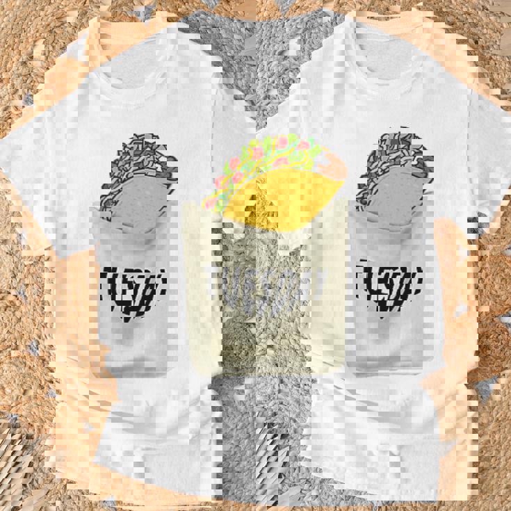 Trendy Taco Tuesday Pocket Food Humour Tシャツ 高齢者への贈り物