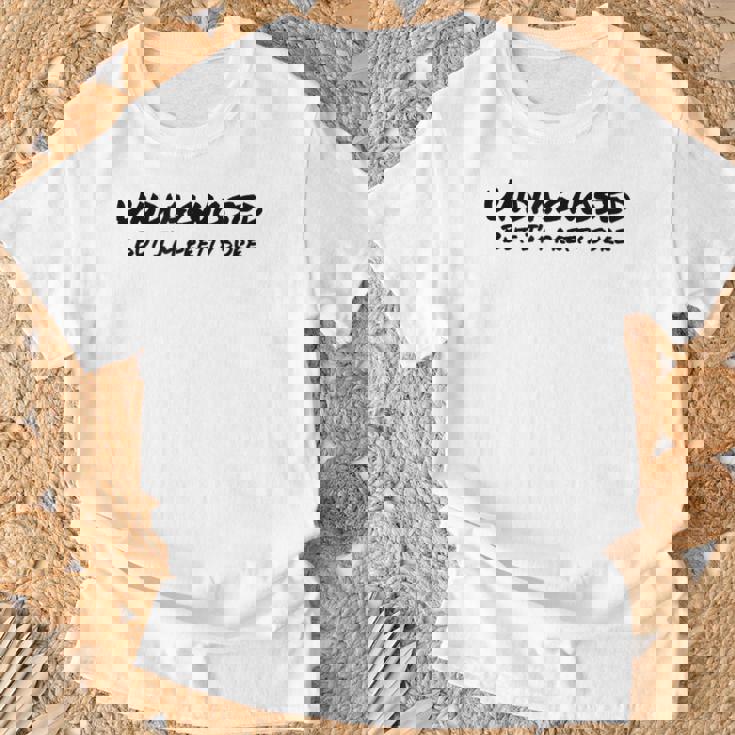 Undiagnosed But I'm Prettyure ブラックフォント Tシャツ 高齢者への贈り物