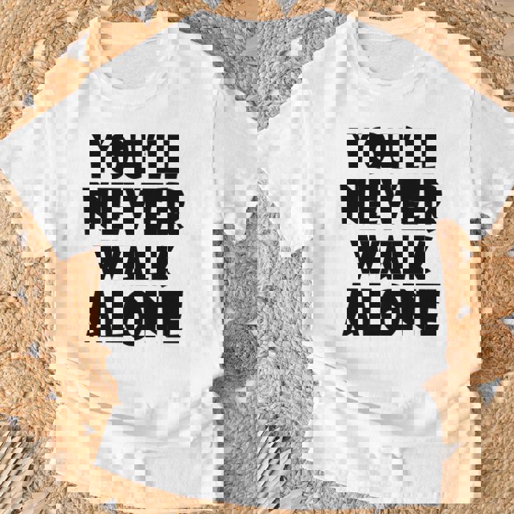 You'll Never Walk Alone 長袖tシャツ Tシャツ 高齢者への贈り物