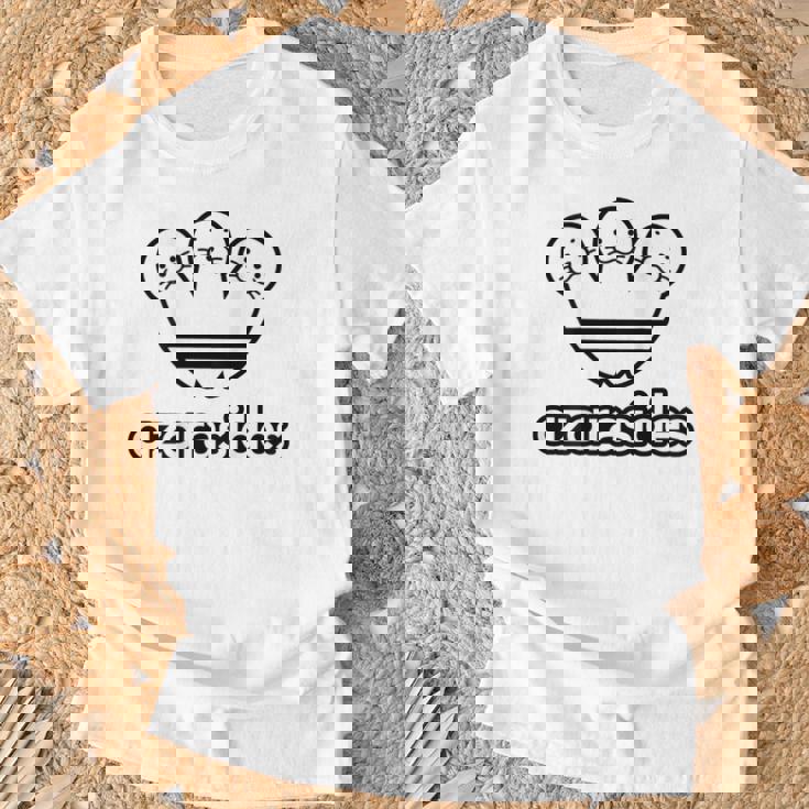 【バックプリント・背中側】アザラシデス Azarasides ゴマちゃん ブランド パロディ 面白 かわいい Tシャツ 高齢者への贈り物