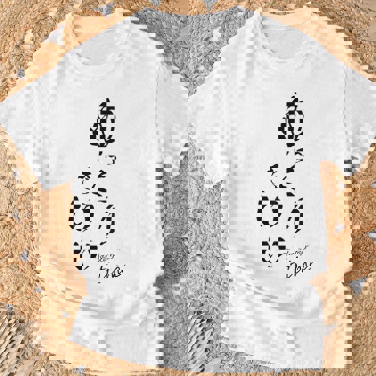 ゆっくりでいい 筆文字 ポジティブ 日本語 メッセージ 和モダン デザイン ギフト 雑貨 文字 Tシャツ 高齢者への贈り物