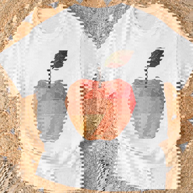 りんご フルーツ モチーフ アート りんご Tシャツ 高齢者への贈り物