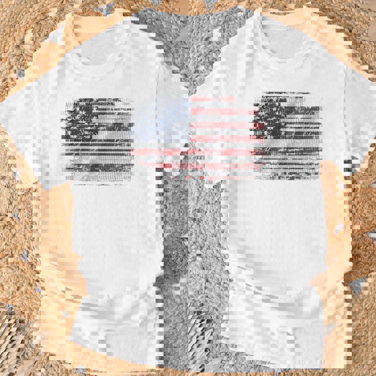 アメリカ国旗 アメリカ 星条旗 Usa Flagtars Andtripes Tシャツ 高齢者への贈り物