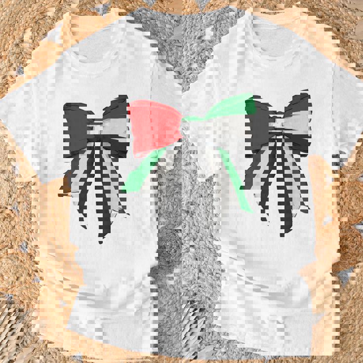 アラブ首長国連邦 首長国連邦 Uae 国旗 女の子 コケットリボン Tシャツ 高齢者への贈り物