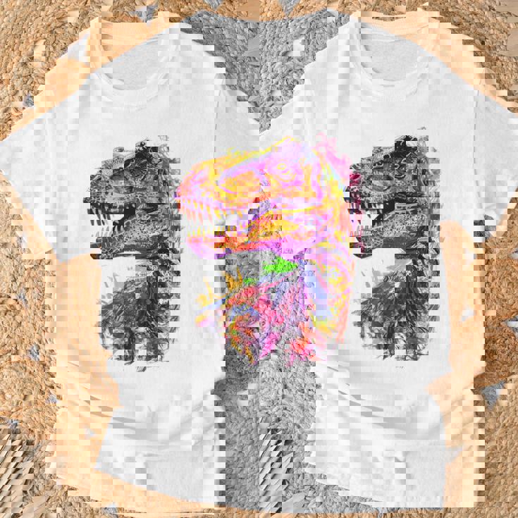 アロサウルス 恐竜モチーフ イラスト アロサウルス Tシャツ 高齢者への贈り物