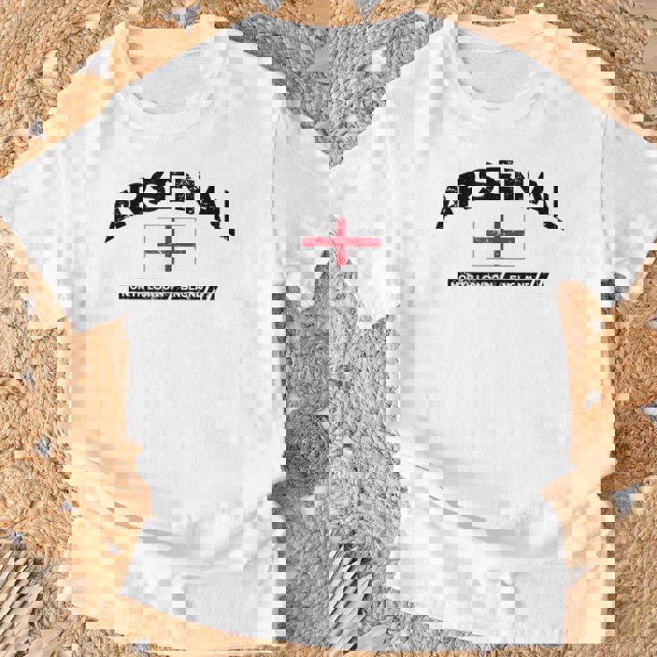 アーセナル・タウン・オブ・ノース・ロンドン、イングランド イギリス Tシャツ 高齢者への贈り物