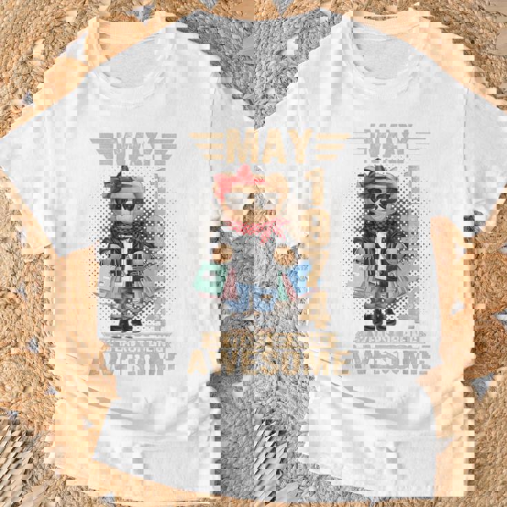 オンバック 5月52日 誕生日 男性 女性 1974年 テディベア Tシャツ 高齢者への贈り物