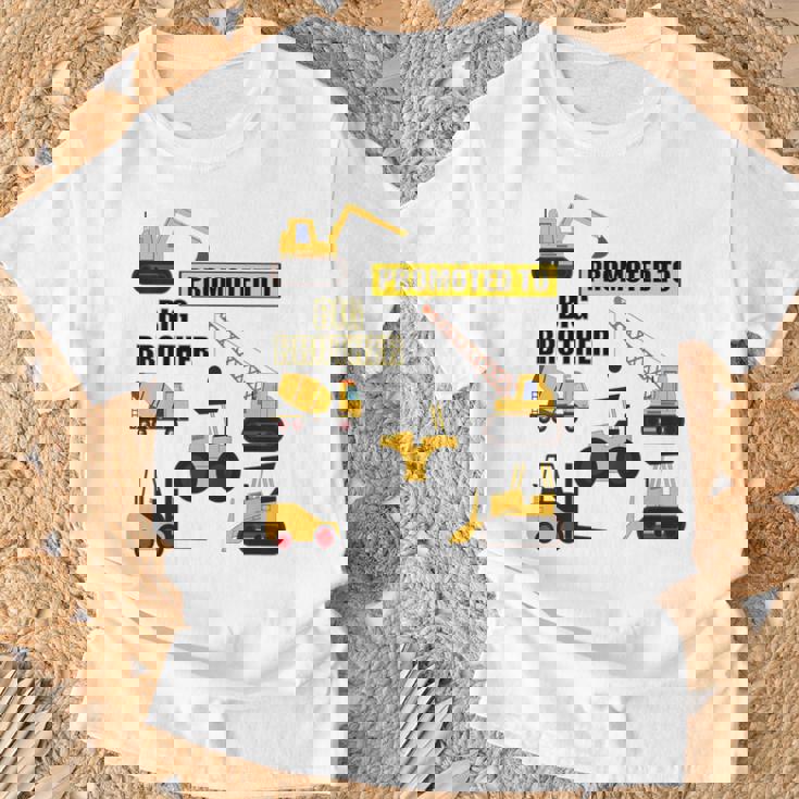 キッズ Big Brother ブルドーザーフォークリフトショベルに昇進。 Tシャツ 高齢者への贈り物