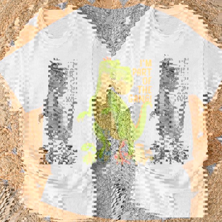 キッズ ギガントサウルス、最大の恐竜-カラフルで楽しいデザイン Tシャツ 高齢者への贈り物