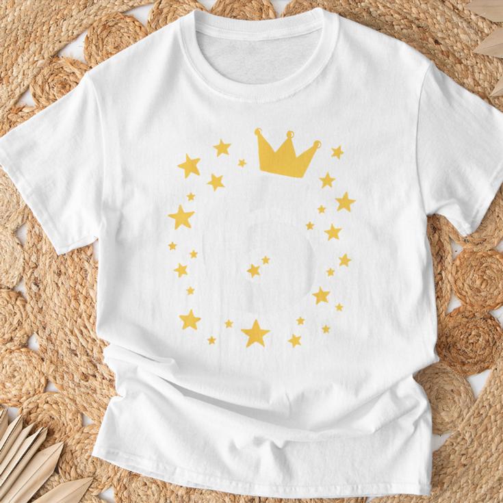 キッズ 誕生日 数字 6歳 男の子 女の子 キング クイーン Tシャツ 高齢者への贈り物