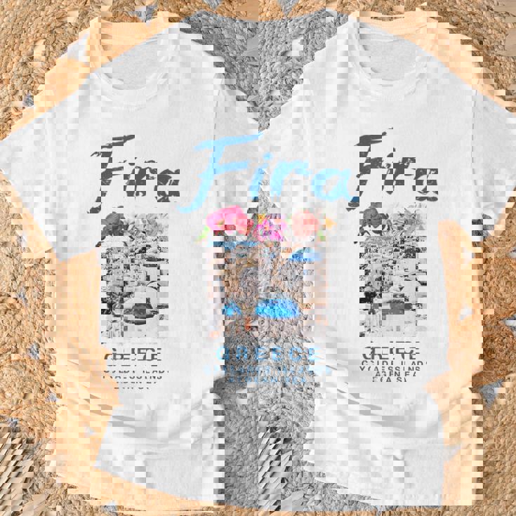 ギリシャ フィラ Thera ヴィンテージ ギリシャ Tシャツ 高齢者への贈り物