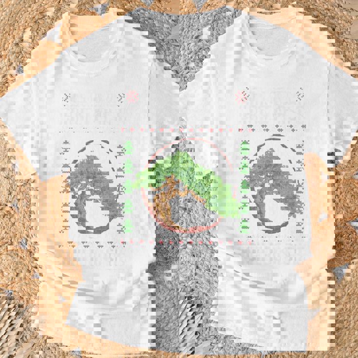 クリスマス 盆栽 醜い Xmas セーター クリスマス 盆栽 恋人 Tシャツ 高齢者への贈り物