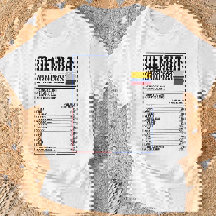 コロンビア 栄養成分 食品 カミセタ コミダ コロンビア Tシャツ 高齢者への贈り物