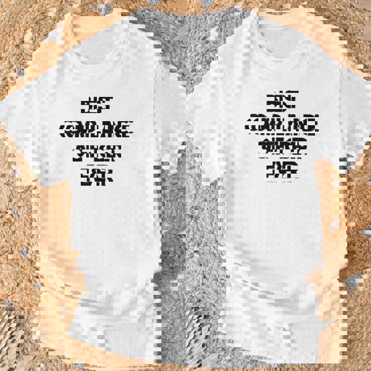 コンプライアンスオフィサーファニー-史上最高のコンプライアンスオフィサー。 Tシャツ 高齢者への贈り物