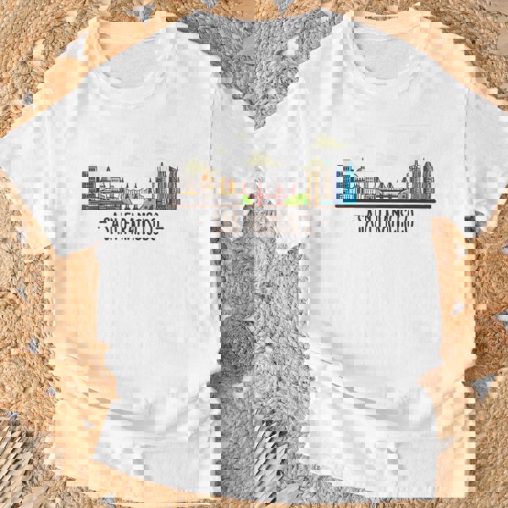 サンフランシスコカリフォルニアアメリカ合衆国-お土産 Usa Tシャツ 高齢者への贈り物