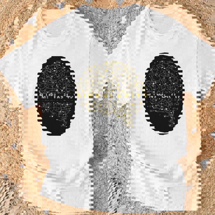 シンギュラリティ 強力ジェネレーティブai人工知能データ 長袖tシャツ Tシャツ 高齢者への贈り物