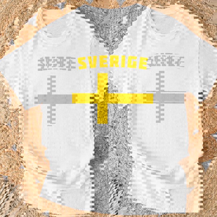 スウェーデンサッカースウェーデン国旗 ファンジャージ Tシャツ 高齢者への贈り物