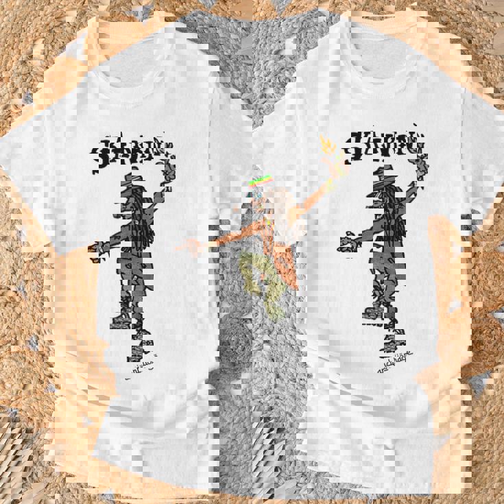 スカンキン ラスタマン ダンスホール ラスタ Tシャツ 高齢者への贈り物