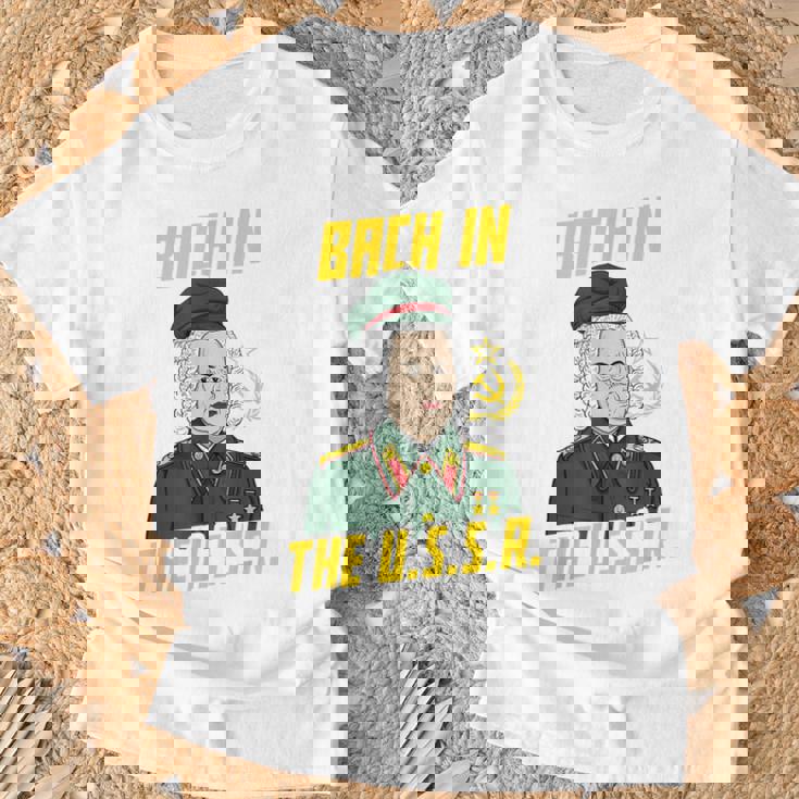 ソビエト連邦のbach In Theoviet作曲家 Tシャツ 高齢者への贈り物