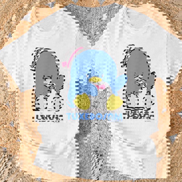 タキシードサム おすわり ライトカラー Tシャツ 高齢者への贈り物