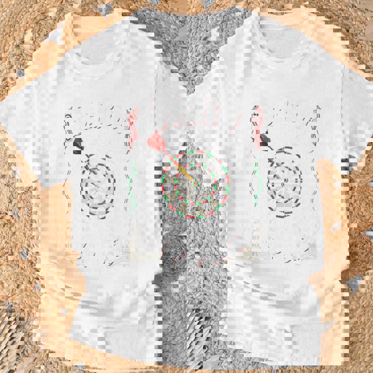 バックプリント ダーツ スポーツ ダーツボード アローダーツクラブ協会 Tシャツ 高齢者への贈り物