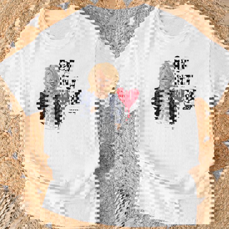 チャッキー・ティファニー・イート・ユア・ハート・アウト・バレンタイン 長袖tシャツ Tシャツ 高齢者への贈り物