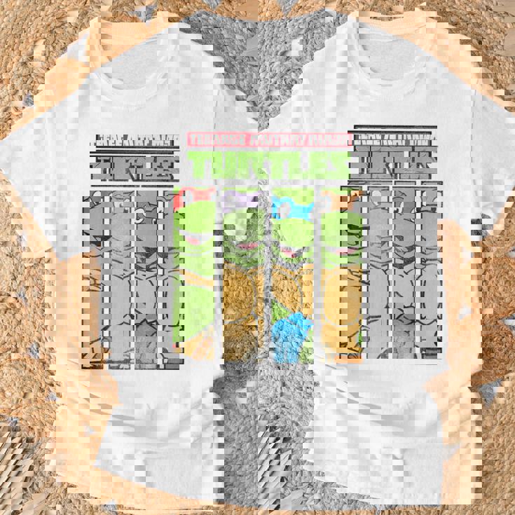 ティーンエイジ・ミュータント・ニンジャ・タートルズ フェイスパネル グラフィックtシャツ Tシャツ 高齢者への贈り物