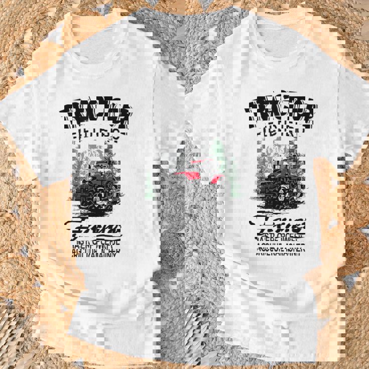 トラクター トラクター トラクター 農家 農業 Tシャツ 高齢者への贈り物