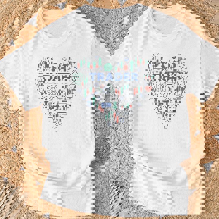 トレーダーハート I Love Cryptocurrencyトレーディング 暗号トレーダー Tシャツ 高齢者への贈り物