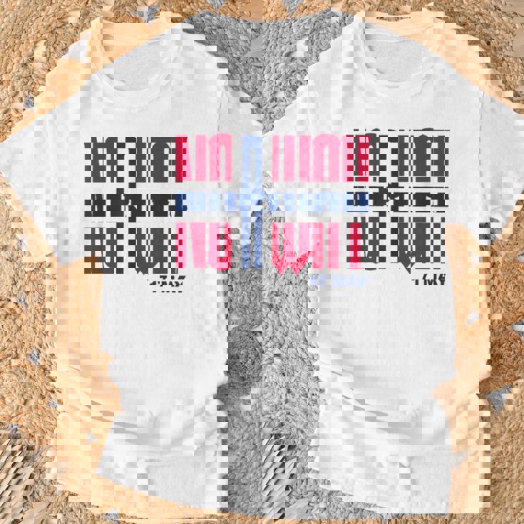 ノルウェーの国旗またはノルウェーの日のノルウェーの国旗 Norway Flag Yttende Mai Tシャツ 高齢者への贈り物