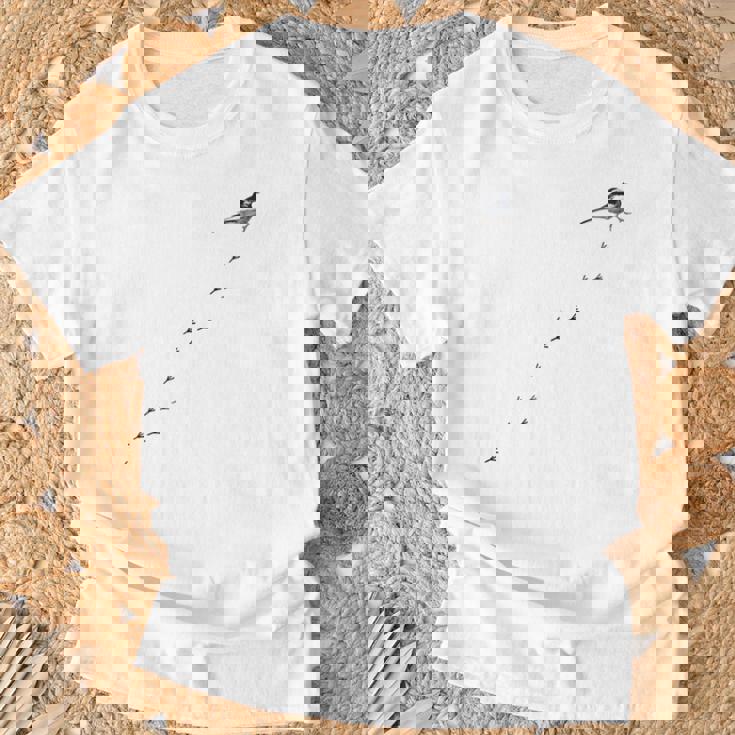 ハクセキレイ Tシャツ 高齢者への贈り物