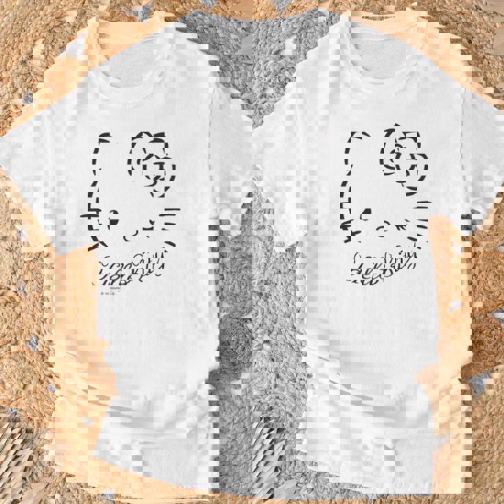 ハローキティ Usデザイン ウインク 長袖tシャツ Tシャツ 高齢者への贈り物