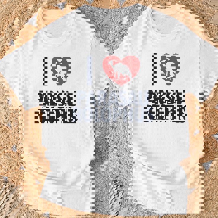 パラサウロロフスが大好き 恐竜好き パラサウロロフス Tシャツ 高齢者への贈り物