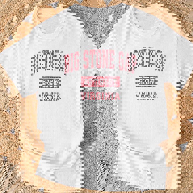 ビッグストーンギャップ バージニアバージニアva ヴィンテージスポーツデザイン レッドデザイン Tシャツ 高齢者への贈り物