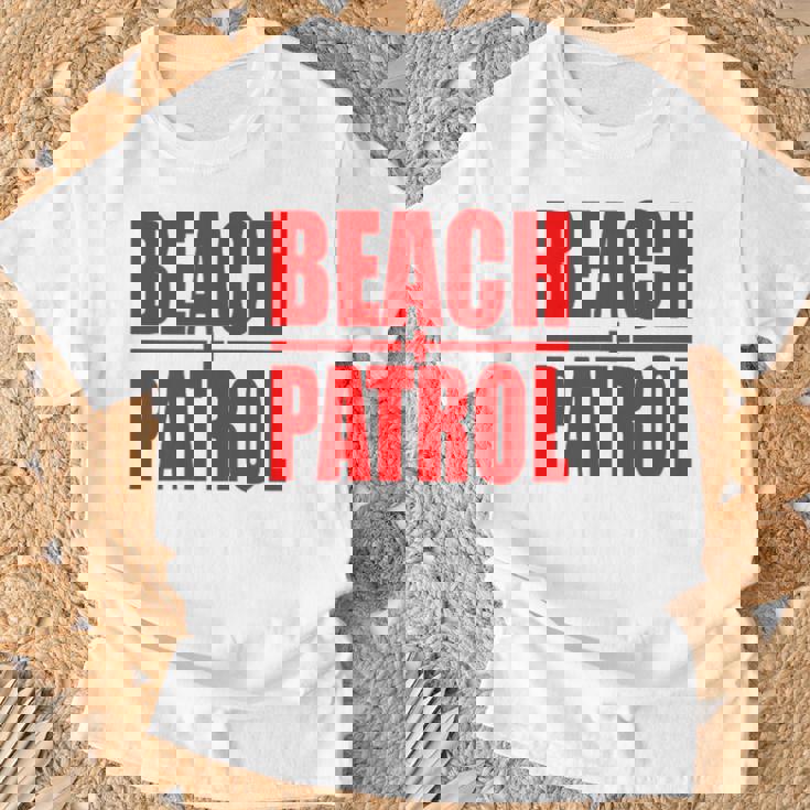 ビーチパトロール サーフ レスキュー ライフガード Tシャツ 高齢者への贈り物