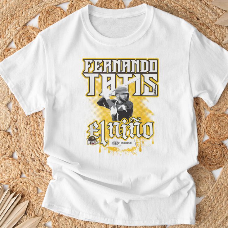 フェルナンド・タティス・ジュニア・サンディエゴ・ベースボール・スケット Mlb選手 Tシャツ 高齢者への贈り物
