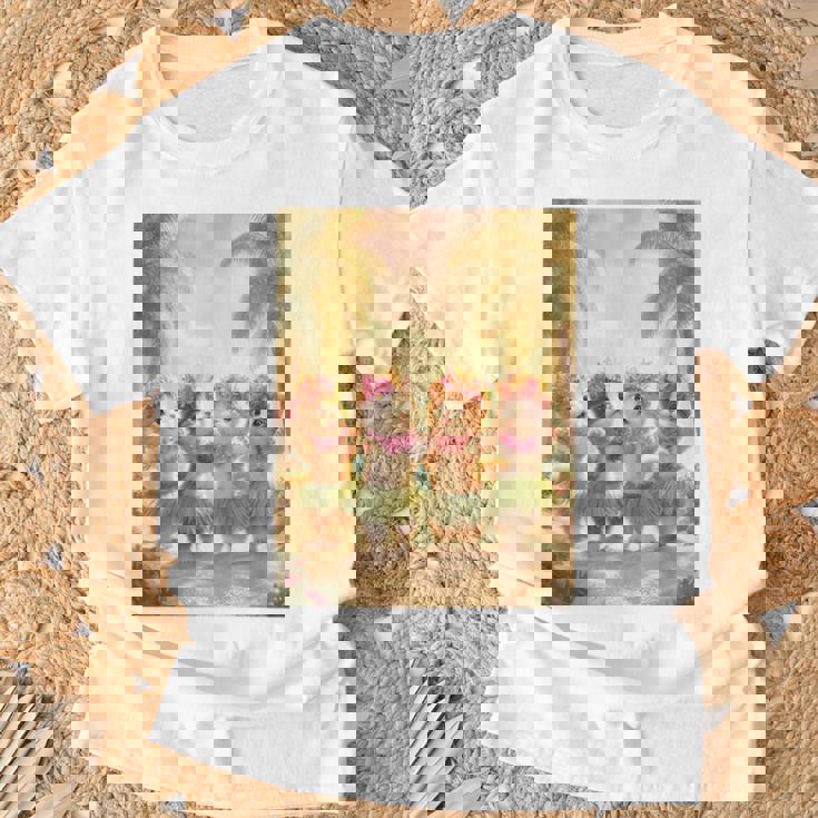 フラダンスキャット Tシャツ 高齢者への贈り物