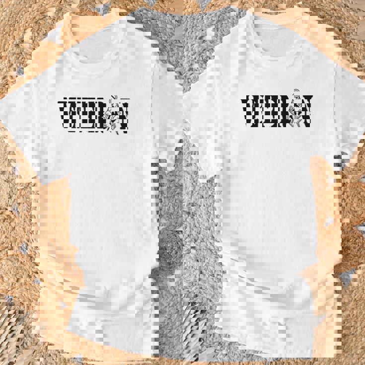 フリーメイソン ミリタリー 退役軍人 メイソンスクエアとコンパス フリーメイソン Tシャツ 高齢者への贈り物