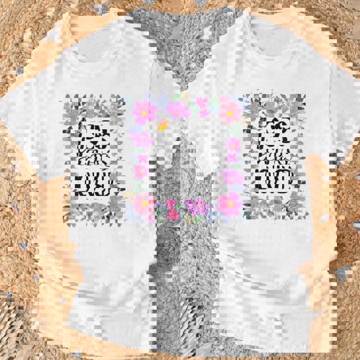 フローラル 93歳 誕生日プレゼント 男性 女性 93歳 愛用 Tシャツ 高齢者への贈り物