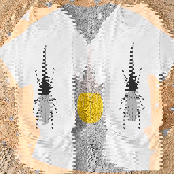 ヘラクレスオオカブト _昆虫_カブトムシ 長袖tシャツ Tシャツ 高齢者への贈り物