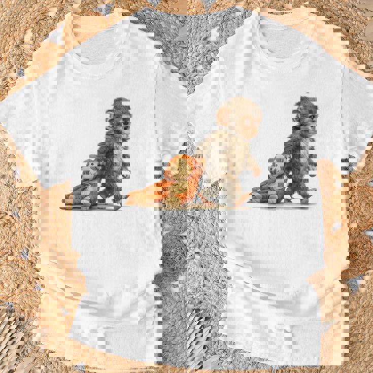 モンキーパンチ ベビー マカク リトルパンチ ビッグ キュート ラブ ぬいぐるみ Tシャツ 高齢者への贈り物