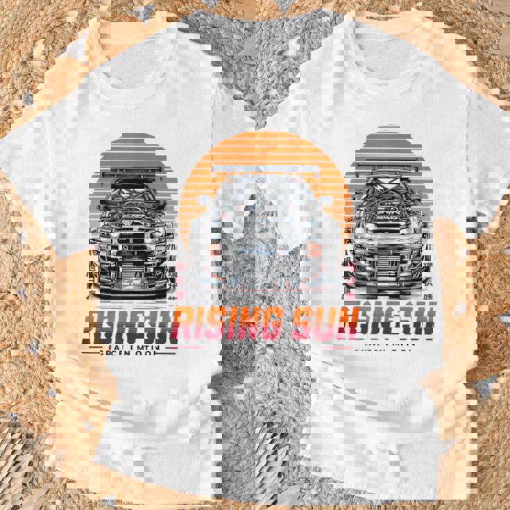 レトロ ヴィンテージ ジャパニーズjdm 東京ジャパン ドリフトレーシング サンカー Tシャツ 高齢者への贈り物