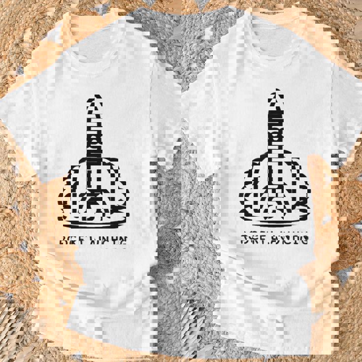 ロケット発射 Tシャツ 高齢者への贈り物