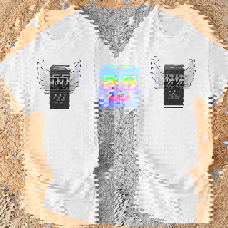 ロックスゲーム内でブレインロットゴッドラッキーブロック4頭脳を盗む Tシャツ 高齢者への贈り物