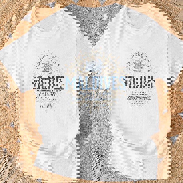 ヴィンテージ モルディブ レトロ Tシャツ 高齢者への贈り物