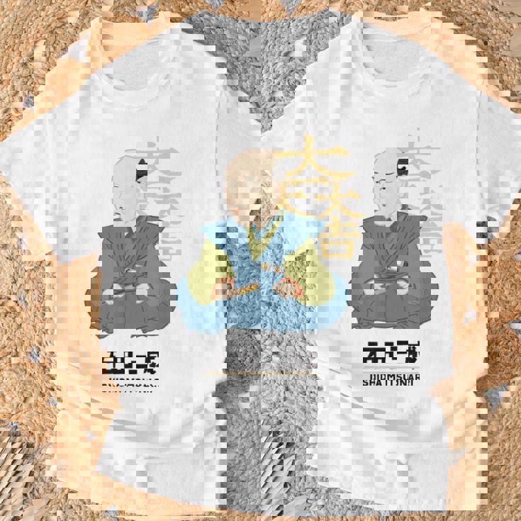 偉人シリーズ_石田三成 Tシャツ 高齢者への贈り物