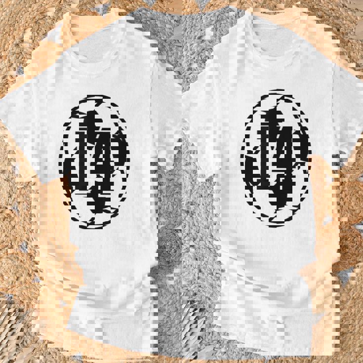 数字 14 Fourn サッカーボール Futbol Tシャツ 高齢者への贈り物