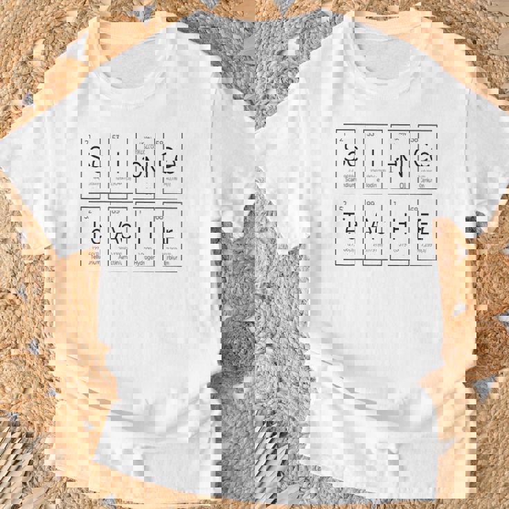 理科 先生 周期表 元素 化学 生物学 Tシャツ 高齢者への贈り物